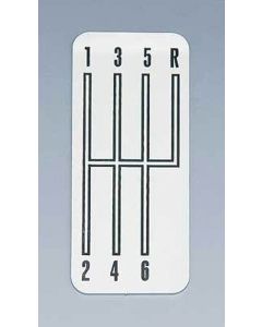 Shifler Plate,6 Speed,Stainless Steel,70-81