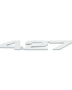 Camaro Hood Emblems, "427", Cowl, Stainless Steel, 1967-1969