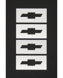 Camaro Side Marker, Bezels, Stainless Steel, 1968