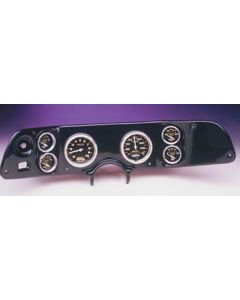 Camaro Dash Panel, With 6 AutoMeter NV Gauges, Black, 1970-1978