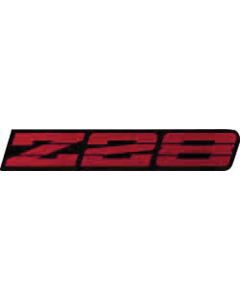 Emblem,Rocker Panel,Red,Z28,91-92