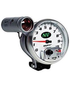  Tachometer, 5", White Face, 10,000 RPM, External Shift-Lite, NV, AutoMeter 1970-02