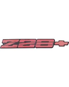 Camaro Rear Panel Emblem, Z28, Red, 1991-1992