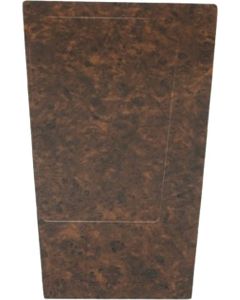 Console Shifter Plate Woodgrain Insert,M/T, 70-71