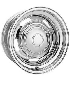 Camaro Rally Wheel, 15" x 6", Chrome, With 3-1/2" Backspacing
