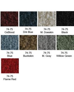 1974-1975 Camaro Carpets, Carpet Set, Molded, Cut-Pile, For Cars Without Tail And With Manual Transmission