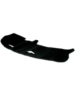 Camaro Dash Mat Cover, For Cars With Air Conditioning, Black, 1976-1978