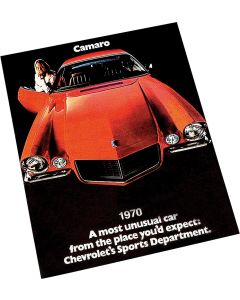 Camaro Color Sales Brochure, 1970