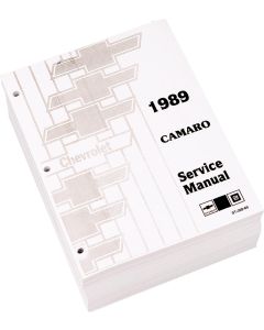 Camaro Service & Shop Manual, 1989