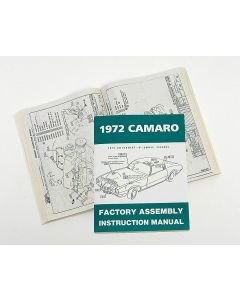 1972 Camaro Assembly Manual