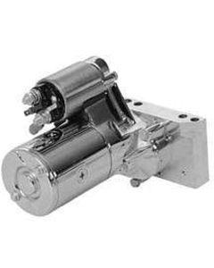 Camaro Engine Starter, Gear Reduction, Straight Bolt Pattern, Chrome, 1970-1981