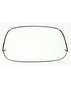 1976-1981 Camaro Rear Glass Moldings Black