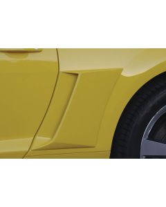 Camaro Quarter Panel Scoops, With Black Vinyl Inserts, 2010-2014