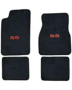 Camaro Carpet Floor Mat Set, Embroidered, 1993-2002