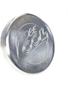 Be Cool Camaro Radiator Cap, Billet, Round, Natural Finish