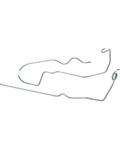 Camaro Brake Lines, 2-Piece, Front To Rear, For Power Drum Or Disc Brakes, 1969