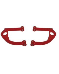 Camaro Upper Control Arms, Front, Tubular, Red, With Bushings, 1993-2002