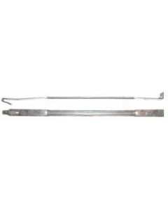 Camaro Gas Tank Mounting Straps, OE Steel, 1974-1975
