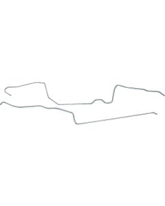 Camaro Gas Tank To Fuel Pump Long Line Set, 3/8", OE Steel,1970-1974