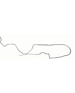 Camaro Gas Tank To Canister Line, Zinc Plated Steel, 1971-1974