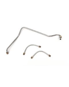 1967-68 Stainless Steel Z28 Pump To Carburetor Fuel Line Set
