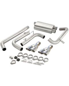 Camaro Exhaust System, Power-Pulse, With Pro-Series 3-1/2" Tips, LT1 Single Cat, CORSA, 1993-1995