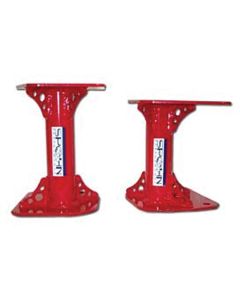 Camaro Solid Motor Mounts, Red, Tubular, 1998-2002
