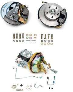 Camaro Power Disc Brake Conversion Kit, Front, With 2" DropSpindle, 1967-1969
