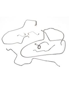 Camaro Brake Line Kit, Power Disc, Stainless Steel, Z28, 1975-1980