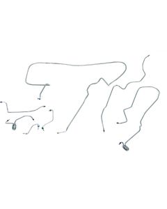 Camaro Brake Line Kit, Power Disc, Stainless Steel, 1975-1980
