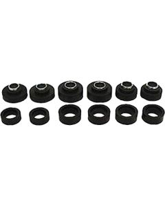 Bushing Set,Body Mount Coupe/T-Top,With Steel Sleeves,73-81