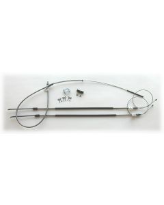1975-81 Parking Brake Cable Kit, OE Steel