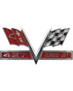 Camaro Metal Sign, 427 Fender Emblem, 1967