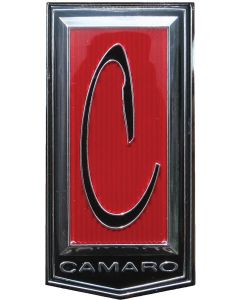 Camaro Metal Wall Sign, Header Emblem, 1971-1973