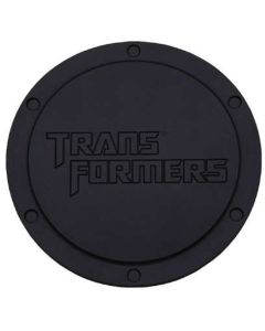 Camaro Transformers Logo, Black Billet, Non-Locking Gas Door, 2010-2013