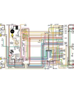 Camaro Color Laminated Wiring Diagram, 1967-1981