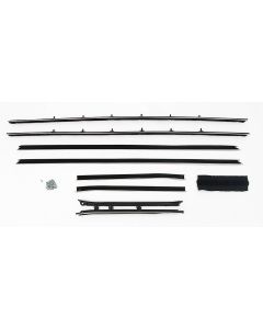Camaro Window Weatherstrip Set, With Deluxe Interior, Coupe, 1968-1969