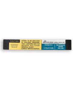 Air Conditioning Evaporator Box Decal,Harrison,80-82