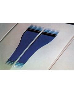 Camaro Indy 500 Pace Car Hood Insert Decals, 1982