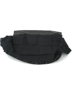 Camaro Rear Well Liner, Convertible, Black, 1967-1969