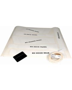 Stencil Kit,w/High Rr Spoiler,70-72 Exc Rally Sport 71-72