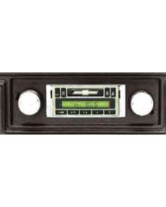 Custom Autosound Camaro USA-230 Radio, Black Face 1970-1977