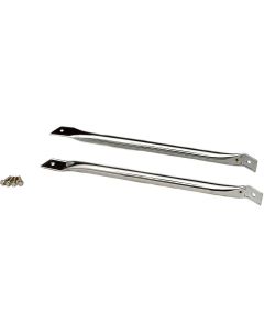 Camaro Fender To Radiator Support Bars, Chrome, 1967-1969