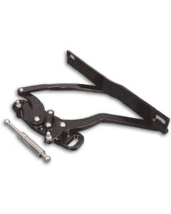 1967-1969 Camaro Billet Aluminum Hood Hinges, Matte Black Finish