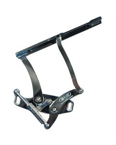 1967-1969 Camaro Billet Aluminum Hood Hinges, Clear Powder Coated Finish