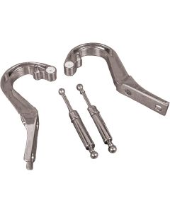Camaro Trunk Hinges, Billet Aluminum, Polished 1967-1969