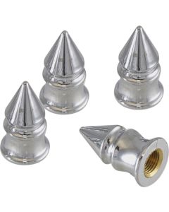  Valve Stem Caps, Chrome Spike, 1967-2002