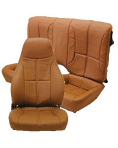 Camaro Seat Cover Set, Front & Rear, Vinyl, For Cars With Standard Interior & Front Bucket Seat & Rear Split Seat, 1987-1992