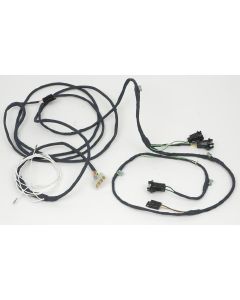Camaro Rear Body Lighting Wiring Harness, Coupe, For Cars With Under Dash Lights, 1967
