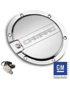 Camaro Fuel Door, Chrome, Camaro Logo, 2010-2014